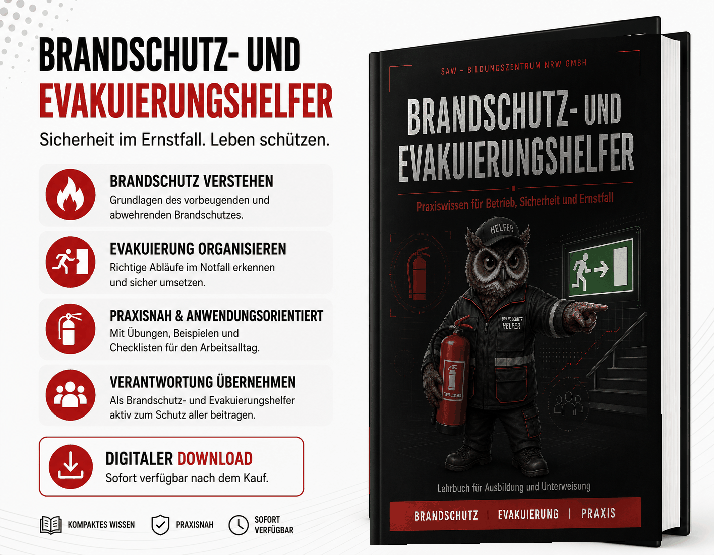 Lehrbuch Brandschutz- und Evakuierungshelfer