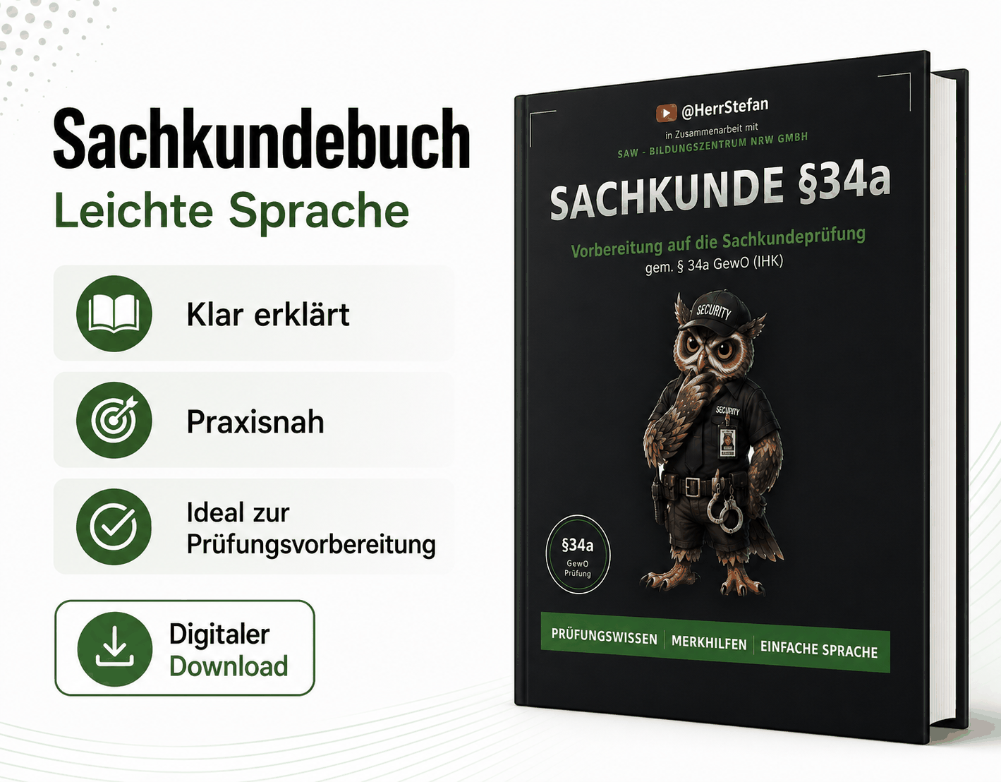 Lehrbuch Sachkunde nach § 34a GewO