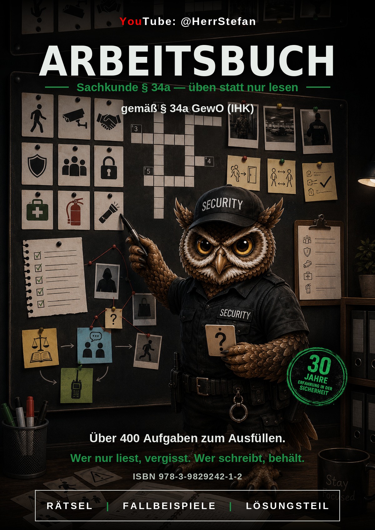 Arbeitsbuch Sachkunde nach § 34a GewO