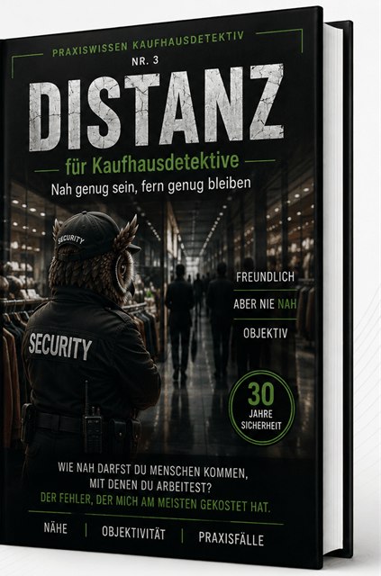 Heft Distanz für Kaufhausdetektive